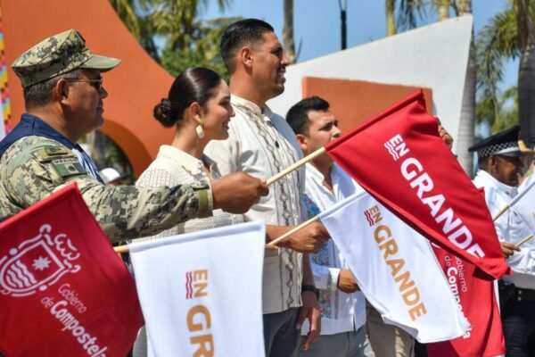 Banderazo de Salida del Operativo Vacacional Semana Santa, Compostela 2025