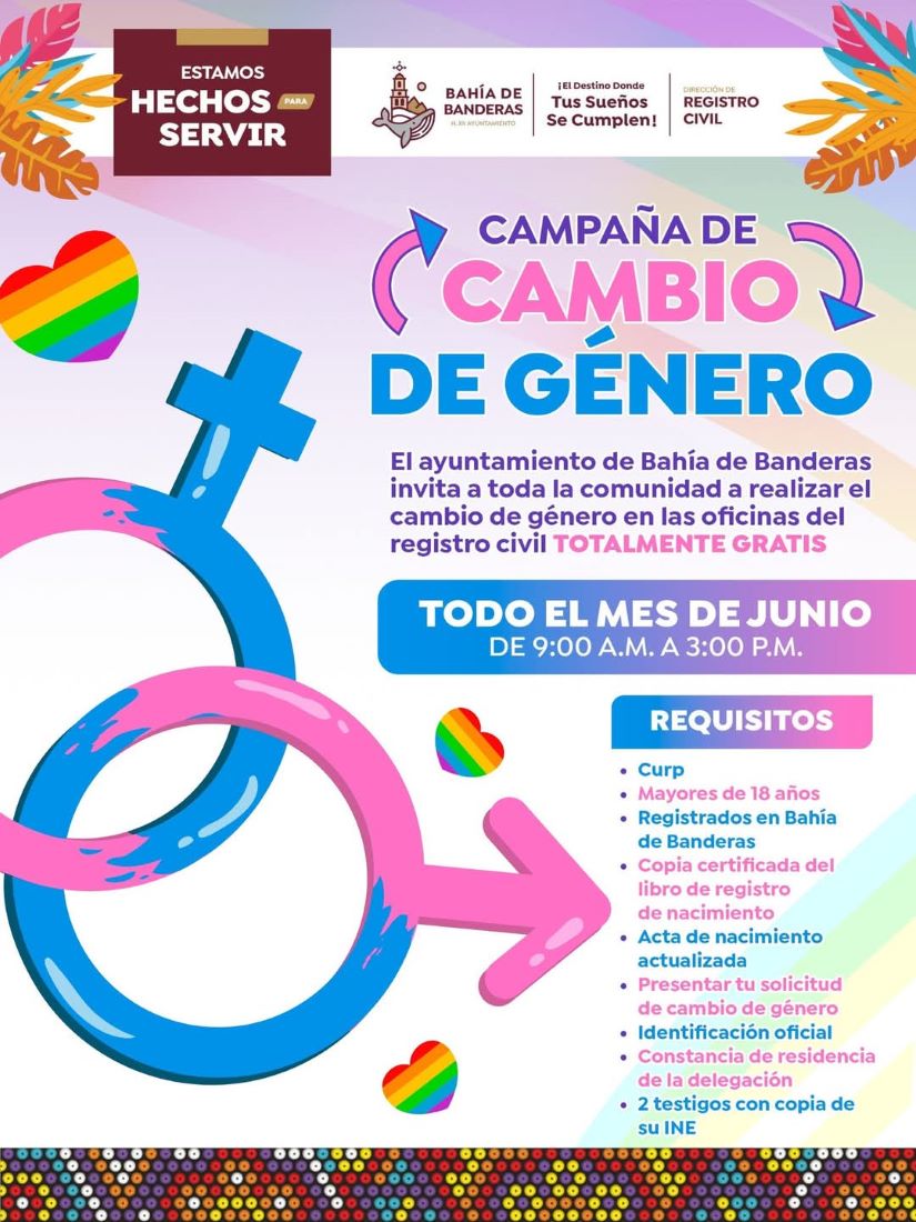 Bahía de Banderas celebra el orgullo LGBT+ con acciones por la igualdad.